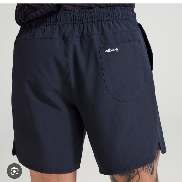 Allbirds Men's Natural Run Short - Natural Black, new with tags - Picture 2 of 12